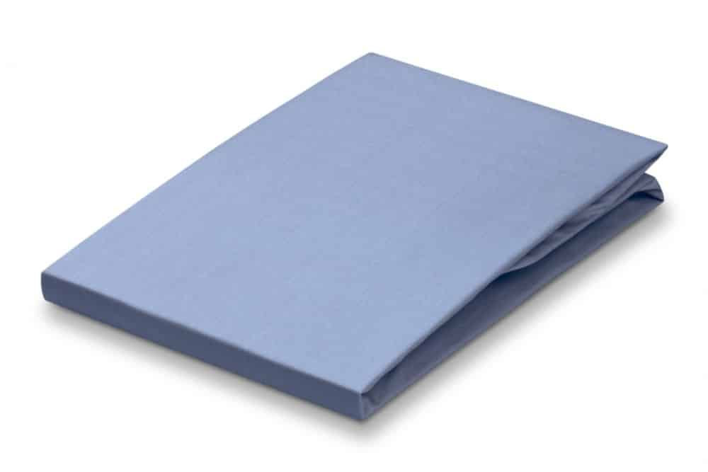 Vandyck Percale Hoeslaken Kreta Blue